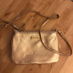 Lilly Pulitzer Cruisin Leather Crossbody - Gold